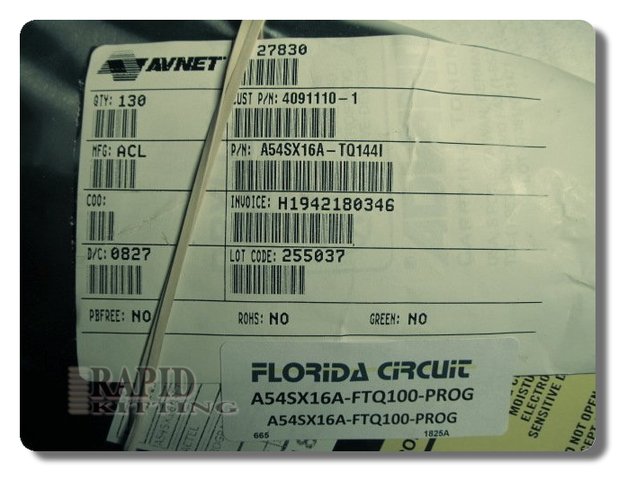 A54SX16A-FTQ100-PROG