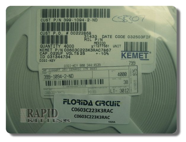 C0603C223K3RAC