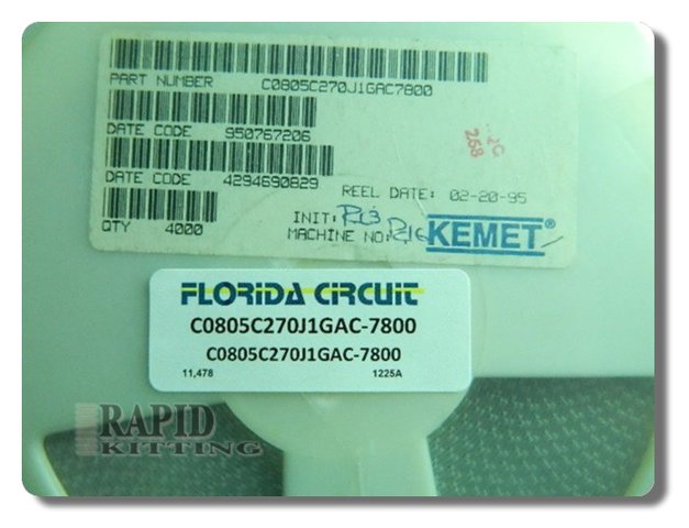 C0805C270J1GAC-7800