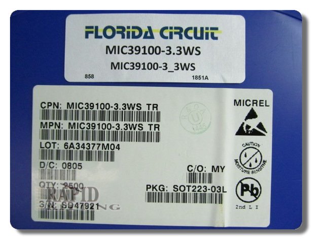 MIC39100-3.3WS