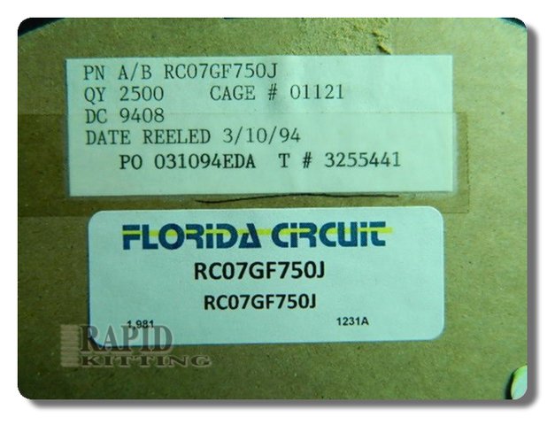 RC07GF750J