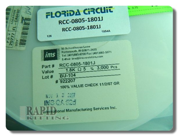 RCC-0805-1801J